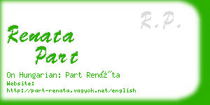 renata part business card